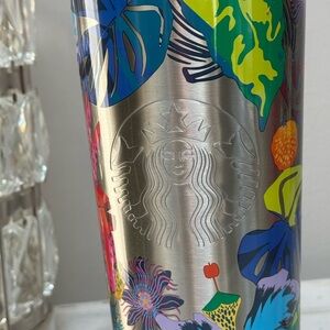 ⭐️Brand New ⭐️Starbucks Tropical Stainless Steel Tumbler 🌴💕